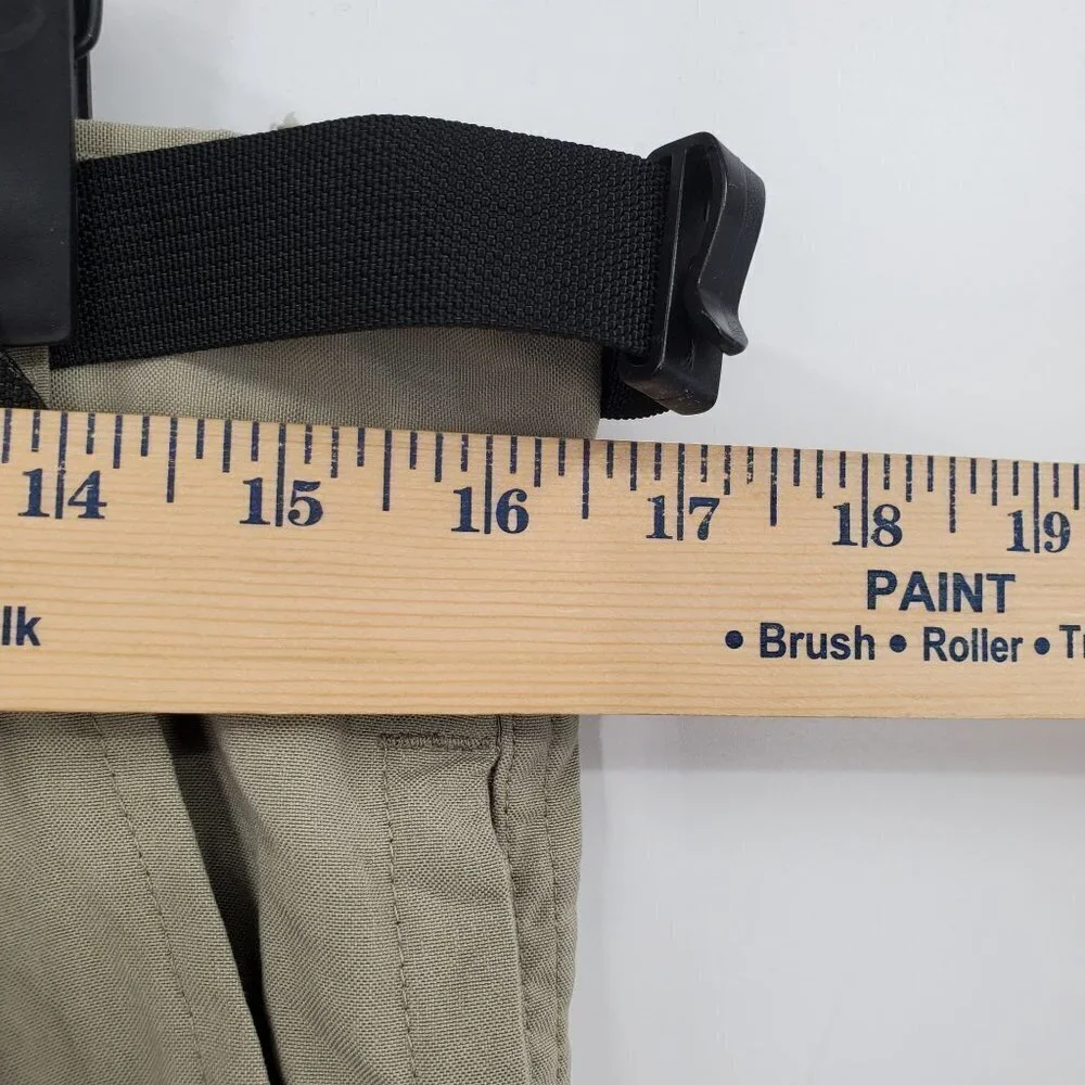 The North Face Hemp Canvas Outdoor Pants Hiking Sports Solid Small Mens Khaki